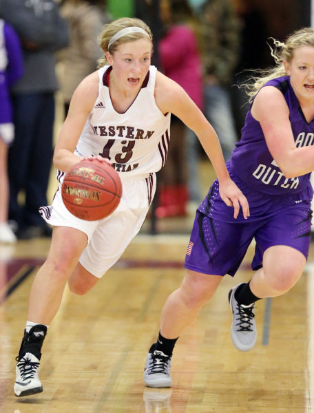 MOC-Floyd Valley at Western Christian basketball 01/13/15